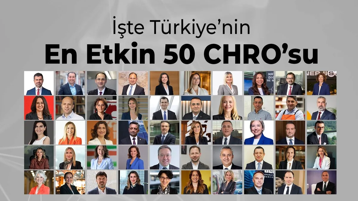 Türkiye'nin En Etkin 50 CHRO'su Açıklandı: Havacılıktan 7 İsim