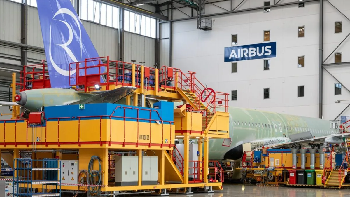 Riyadh Air'ın İlk Airbus A321neo'su Hamburg'da Son Montajda