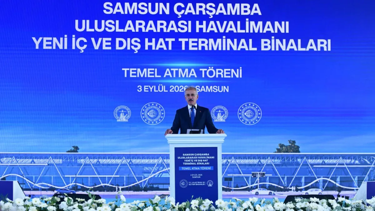 Samsun Çarşamba Havalimanı'nda Yeni Terminal İçin İlk Adım Atıldı