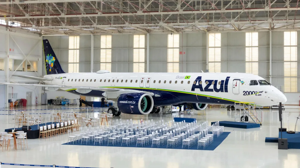 Embraer'den Tarihi Teslimat: 2000. E-Jet Azul Filosunda