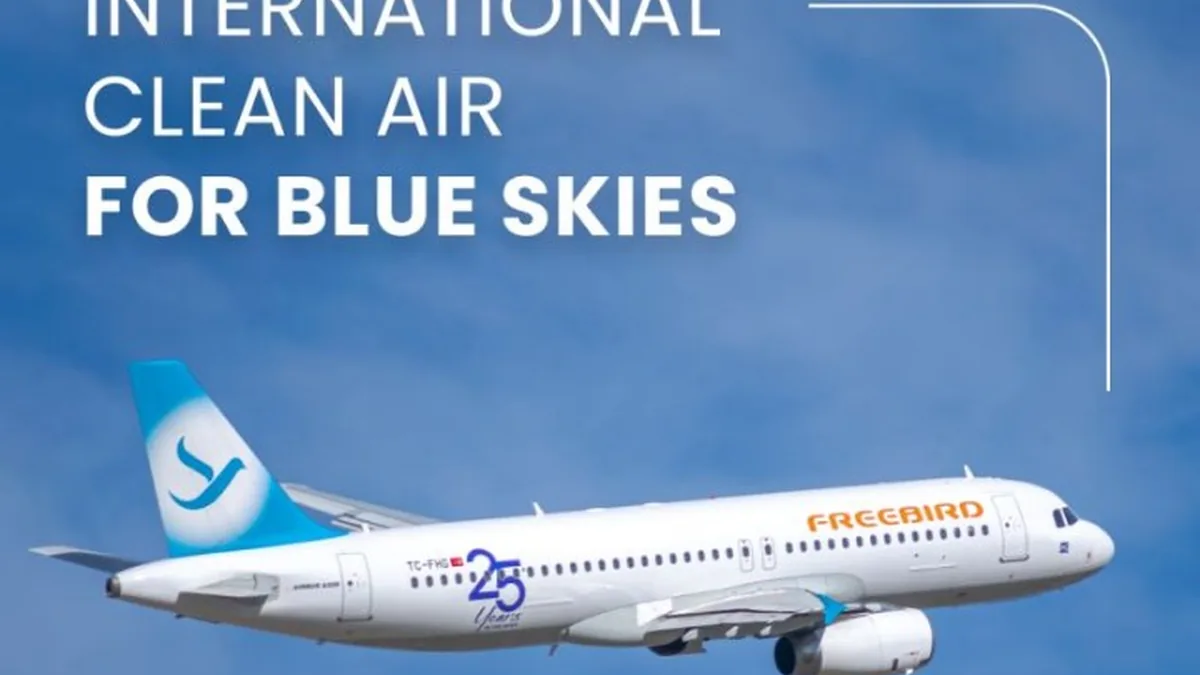 Freebird Airlines'tan Karbon Emisyonlarını Azaltan Sürdürülebilirlik Hamlesi