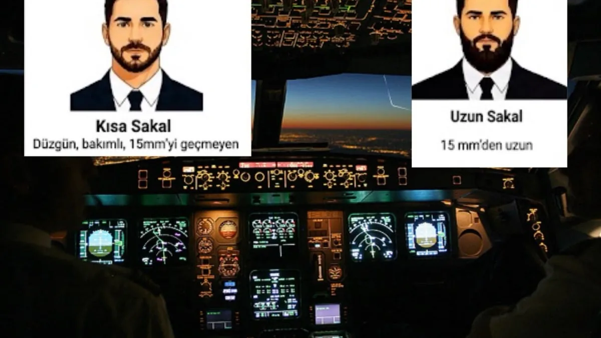 THY Pilotlarına Sakal Serbestisi: Yeni Kurallar Yürürlükte