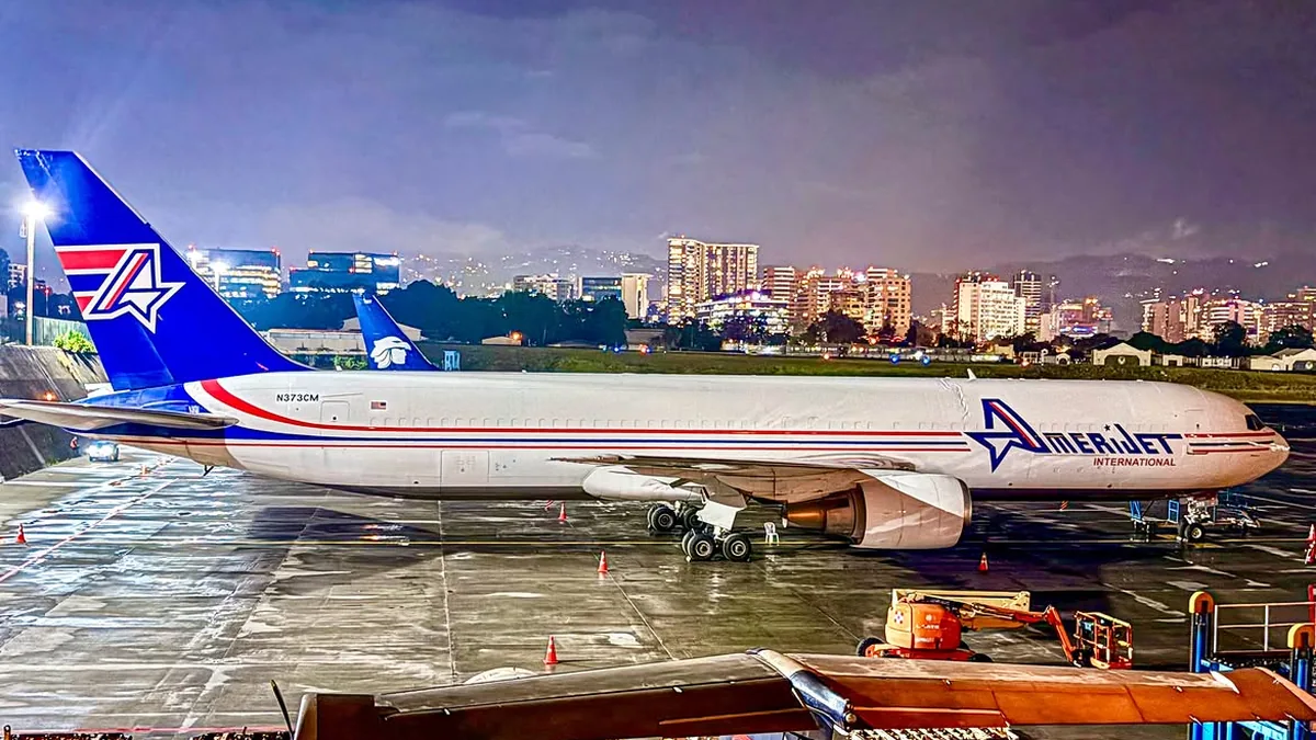 Amerijet Kargo Uçağı Guatemala'da Sert İniş Sonrası Hasar Gördü