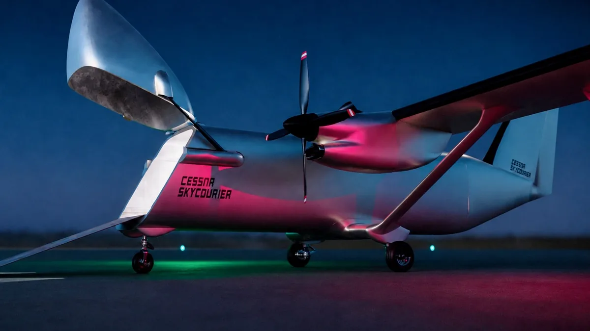 Textron ve Merlin'den Askeri İkmalde Pilotsuz SkyCourier Konsepti