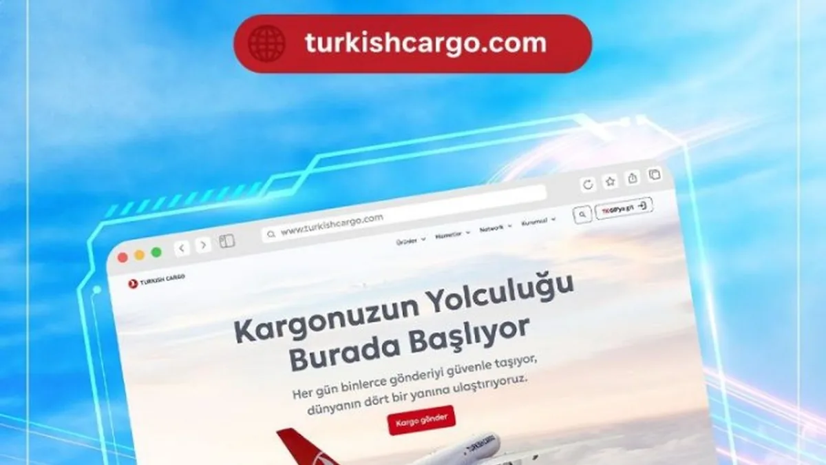Turkish Cargo Dijitalleşme Hamlesiyle Kurumsal Sitesini Yeniledi