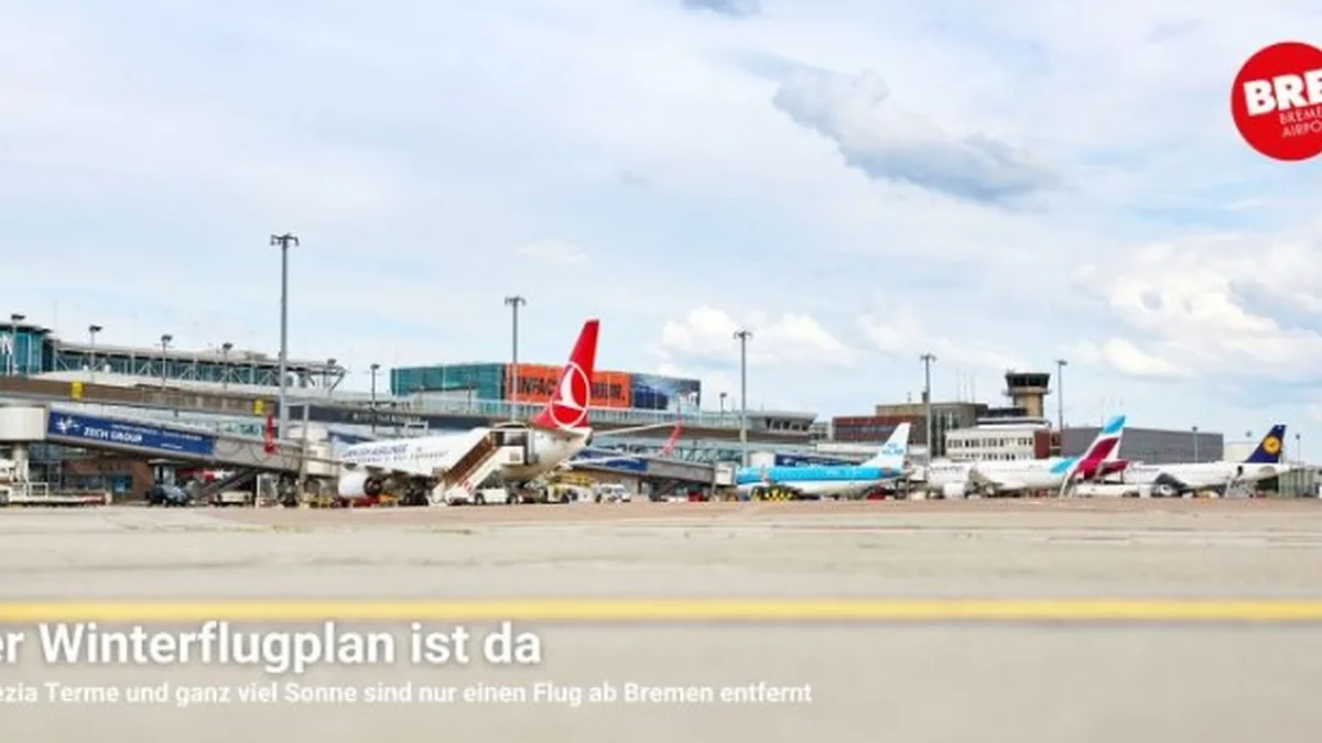 Bremen Havalimanı Kış Tarifesinde Türkiye Bağlantıları Güçleniyor
