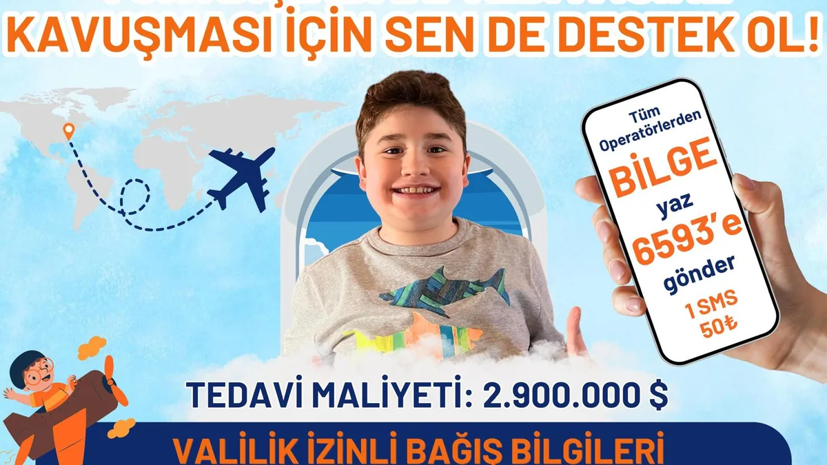 MNG Airlines Ailesinden DMD Hastası Bilge Kağan'a Destek Çağrısı