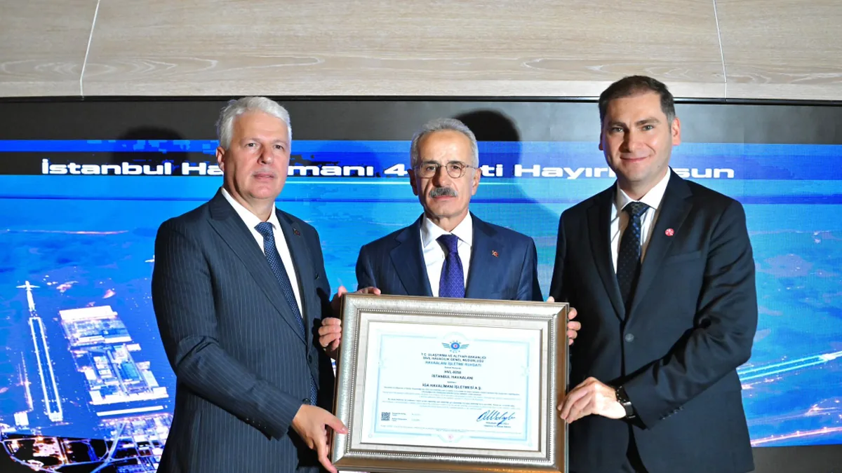İstanbul Havalimanı'nın 4. Ana Pisti İçin İşletme Ruhsatı Alındı