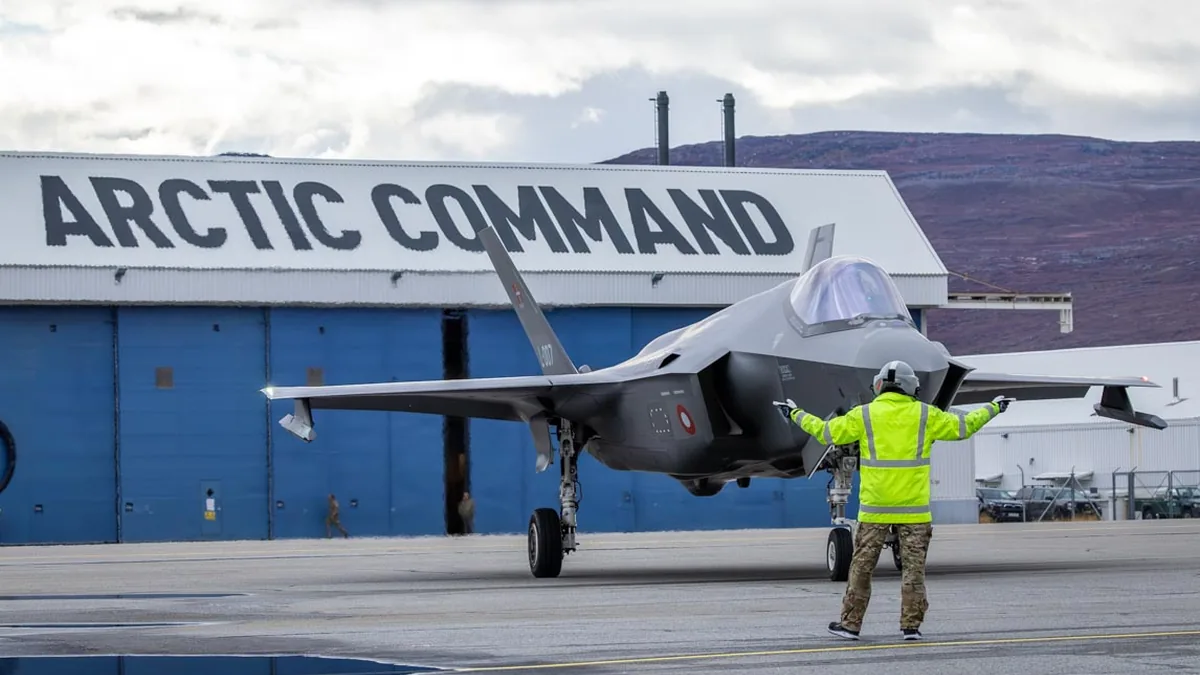 Danimarka F-35'leri Grönland'a İlk Kez İndi: NATO'dan Arktik'te Güç Gösterisi
