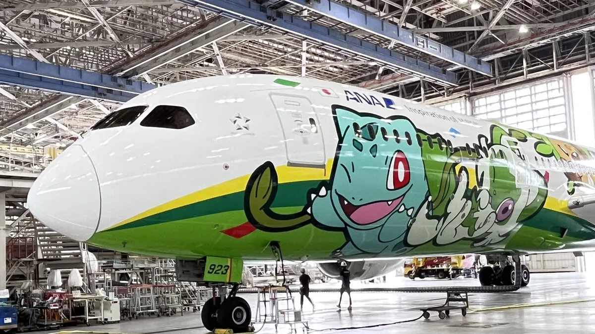 ANA'dan Yeni Pokémon Jeti: Yeşil Boeing 787-9 Gökyüzünde