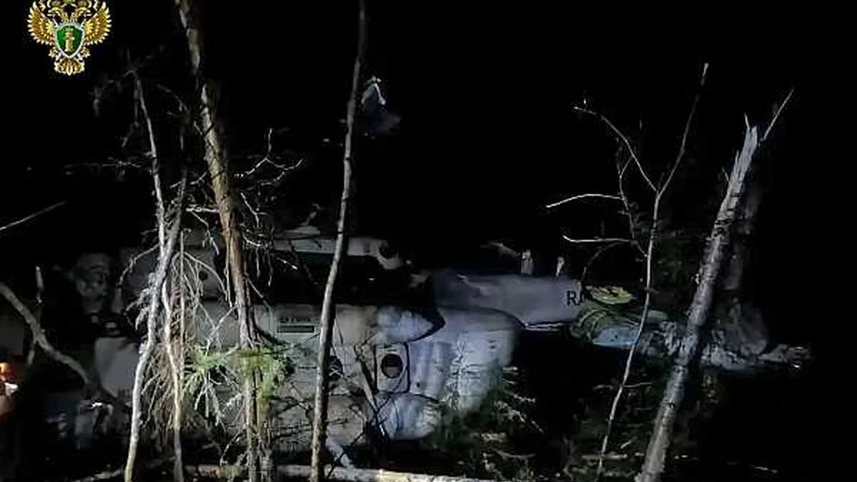 Rusya'da Sıhhi Görev Yapan Mi-8 Helikopteri Sert İniş Yaptı