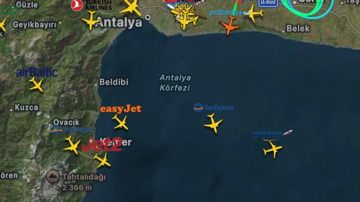 Antalya Havalimanı'nda Hava Koşulları Uçuşları Aksattı