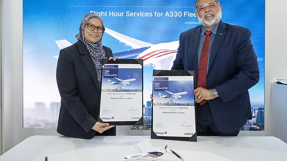Malaysia Airlines, Airbus A330ceo FHS Sözleşmesini Uzattı