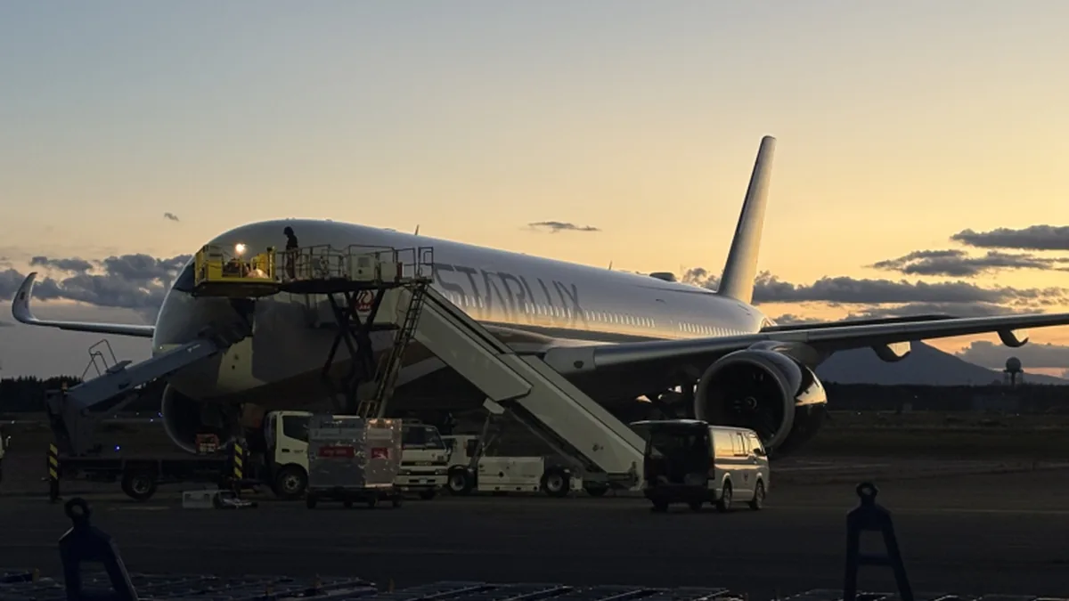 Starlux A350'si Yeni Chitose'de Kuş Çarpmasıyla Hasar Gördü