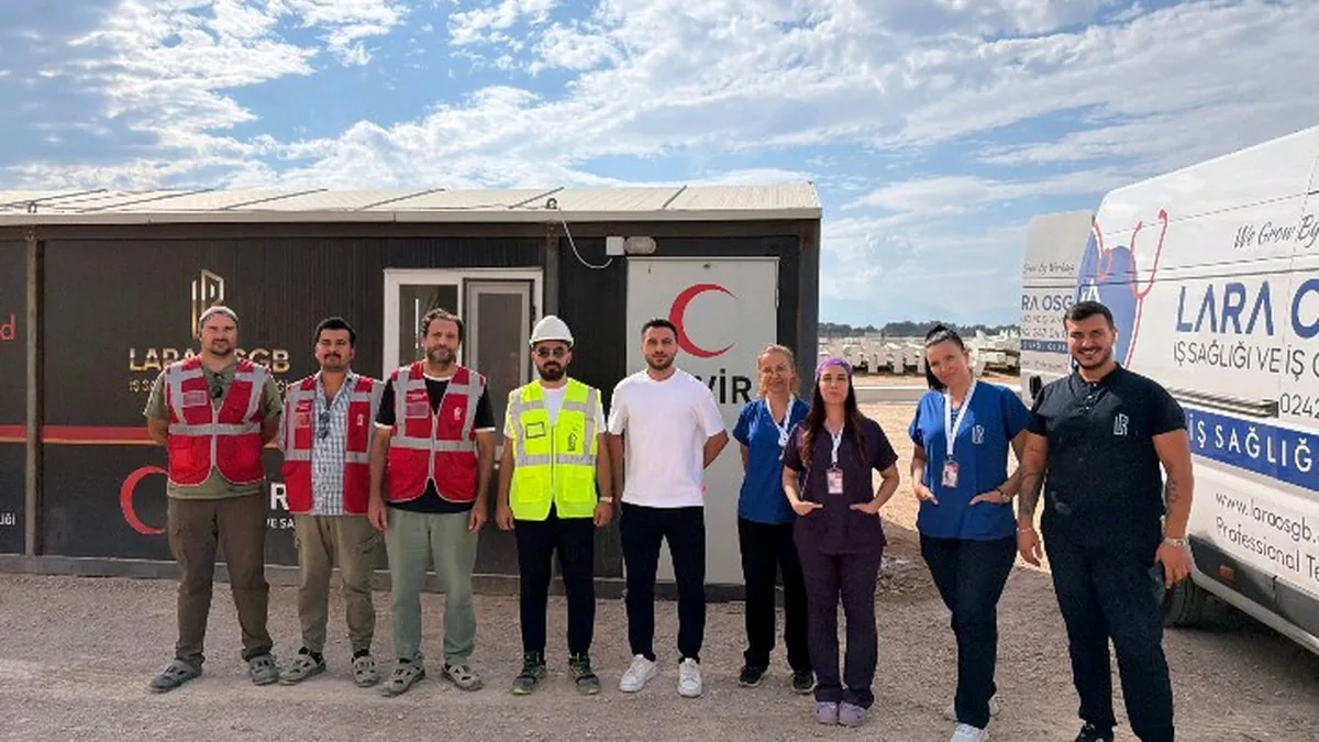 Southwind'in Antalya'daki Dev Hangar Projesine İSG Denetimi