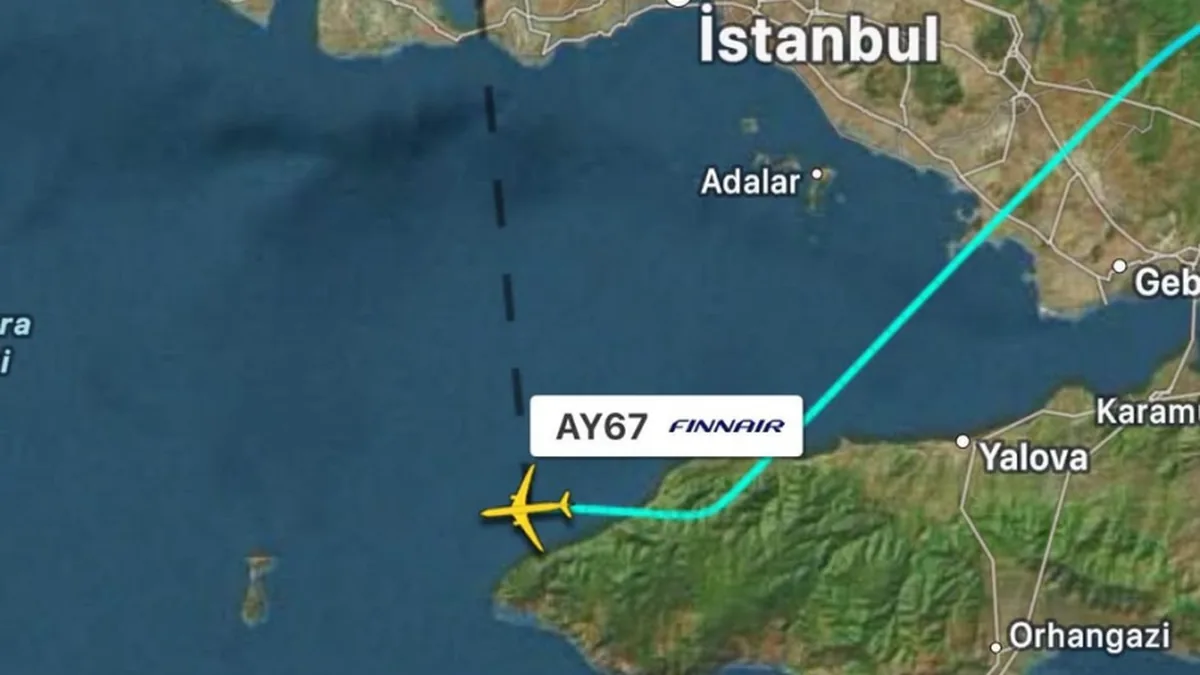 Finnair A350 Tıbbi Acil Durum Nedeniyle İstanbul'a İniş Yaptı