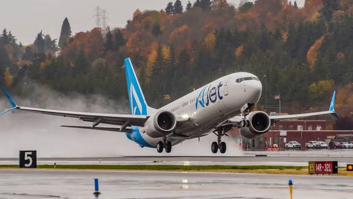 AJet'in Yeni Boeing 737 MAX 8 Uçağı Teslimat Uçuşuna Başladı