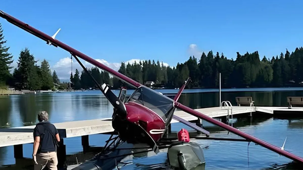 Glasair Sportsman Motor Arızası Sonrası Göle Acil İniş Yaptı
