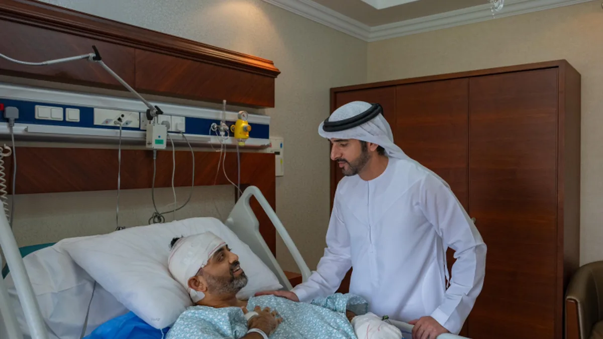 flydubai Kaptan Pilotu Machchhar'a Veliaht Prensi'nden Onur Ziyareti