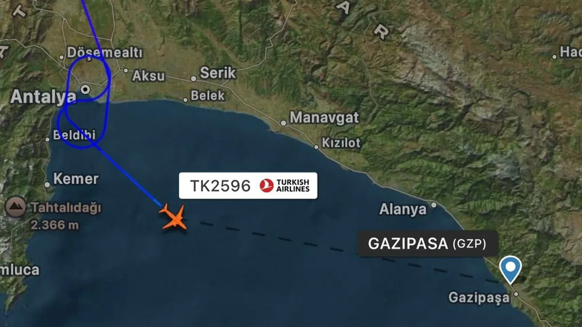 Olumsuz Hava Koşulları Gazipaşa-Alanya Havalimanı Uçuşlarını Etkiledi