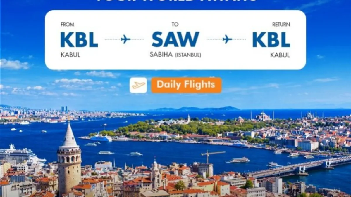 Kam Air, Kabil-Sabiha Gökçen Seferlerini Günlük Frekansa Çıkarıyor