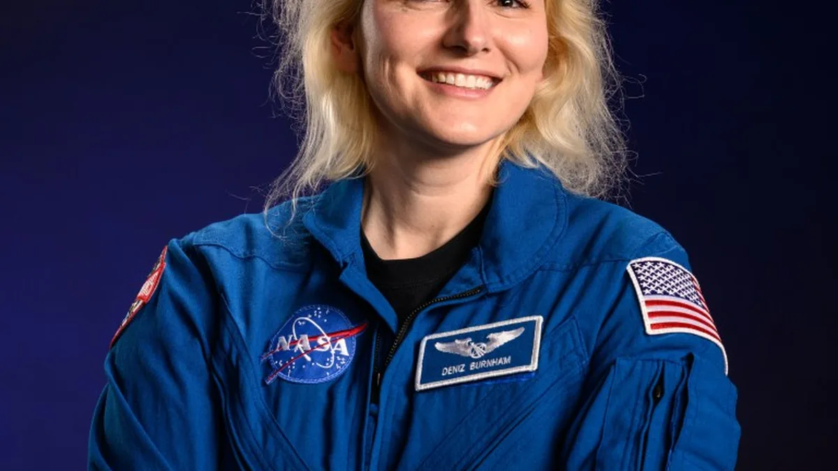 Adana Doğumlu NASA Astronotu Deniz Burnham'dan Uzaydan Selam Mesajı