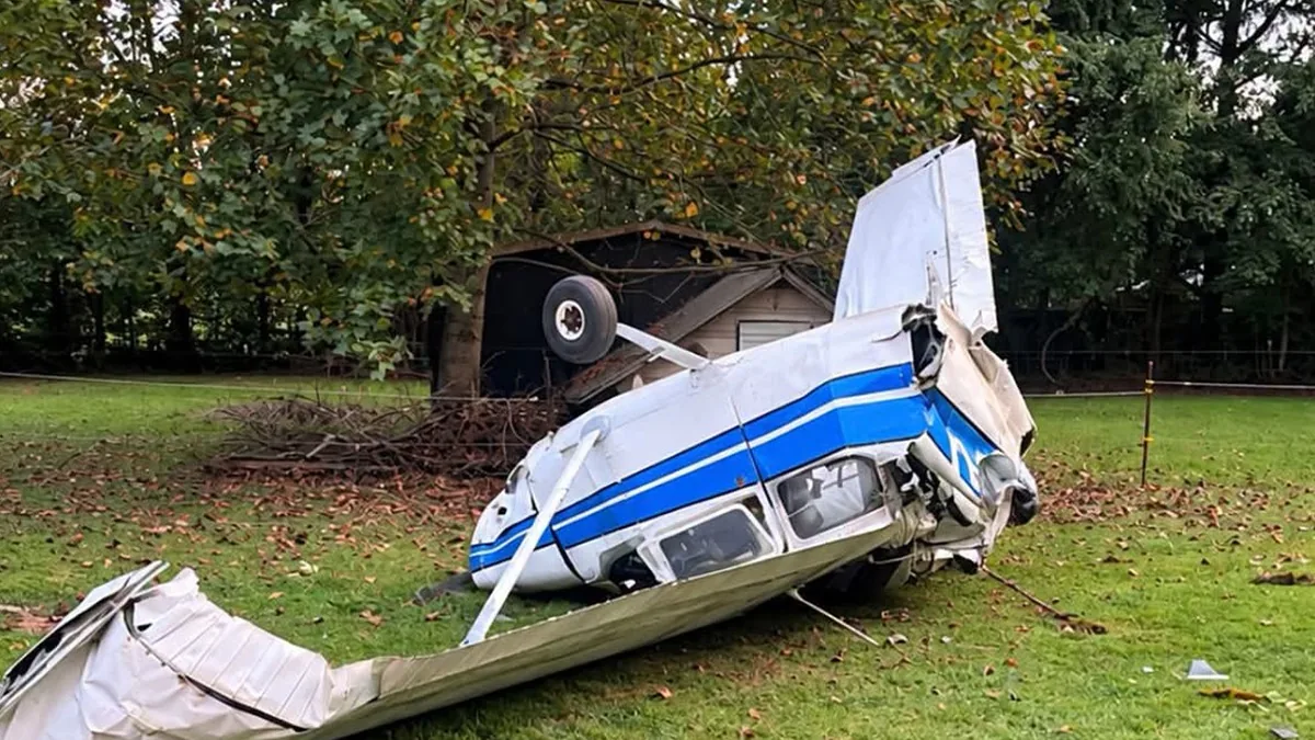 Indiana'da Cessna 172 İkinci Kalkışta Eve Çarptı