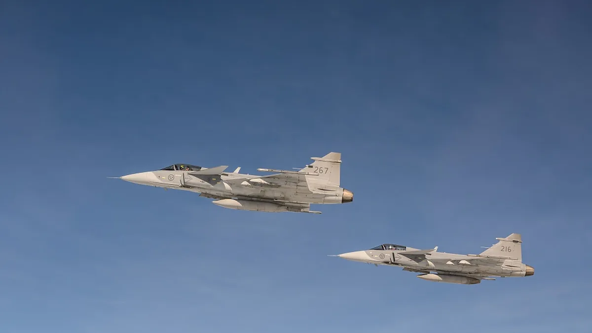 İsveç Gripenleri, Rusya'nın Ukrayna Saldırısında Polonya'yı Destekledi