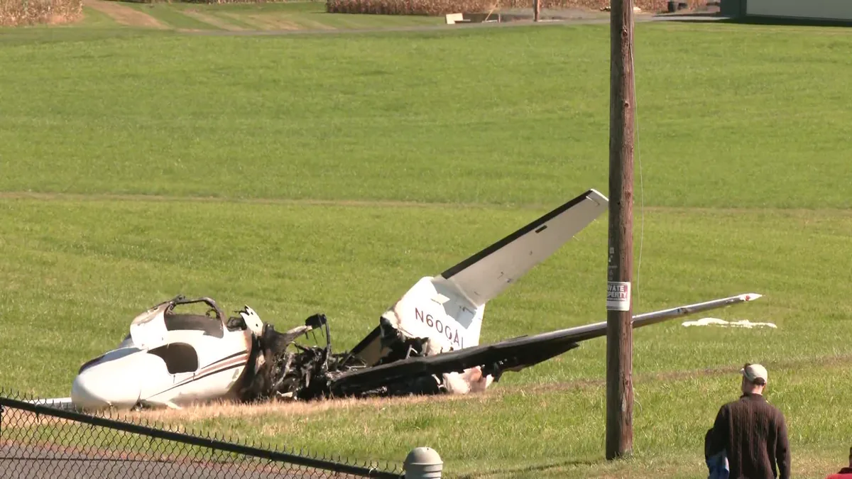 Pennsylvania'da Cessna Citation İş Jeti Kalkış Sırasında Kaza Yaptı