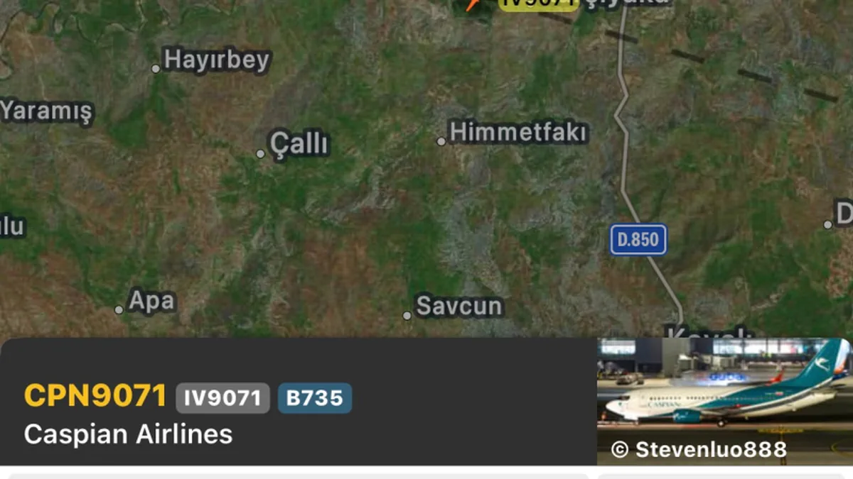 Caspian Airlines'ın Hacizli Uçağı 11 Gün Sonra İstanbul'dan Uçtu