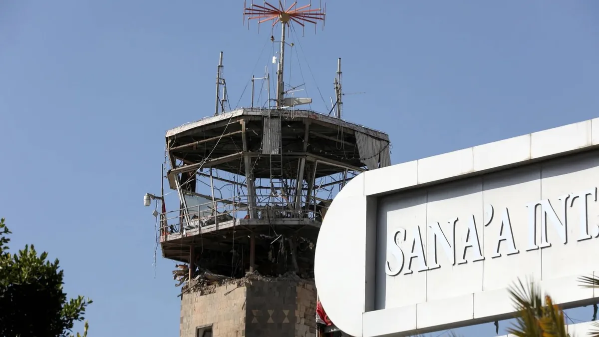 Yemen'deki Sana Uluslararası Havalimanı'na Hava Saldırısı İddiası
