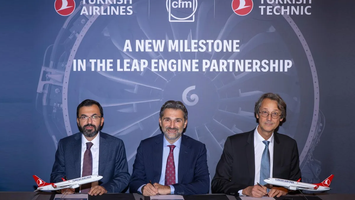THY ve CFM'den 600'den Fazla LEAP-1B Motoru İçin Stratejik Anlaşma