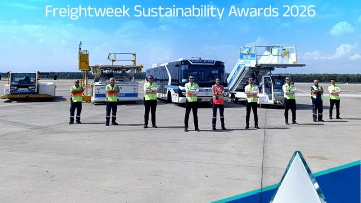 Çelebi Aviation'a Freightweek'ten Küresel Sürdürülebilirlik Ödülü