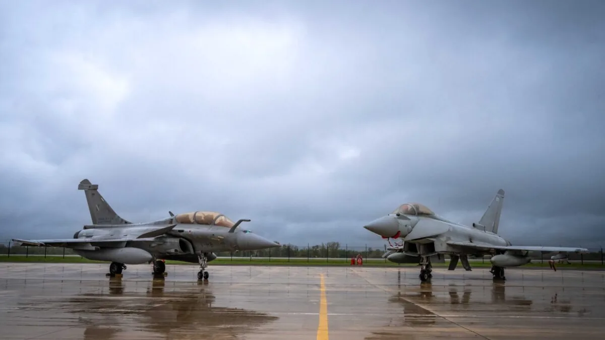 İngiliz Typhoon'ları İlk Kez Fransız Nükleer Tatbikatına Katıldı