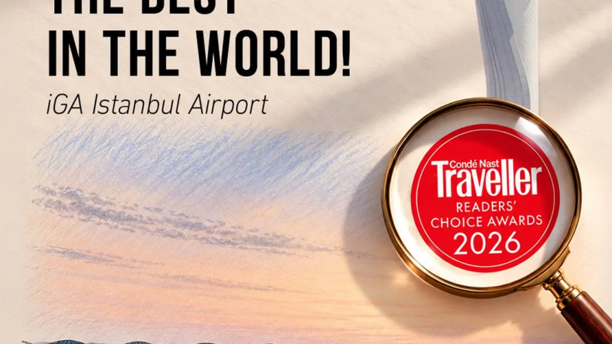 İstanbul Havalimanı, Condé Nast Traveller 2026 Ödüllerinde Dünyanın En İyisi