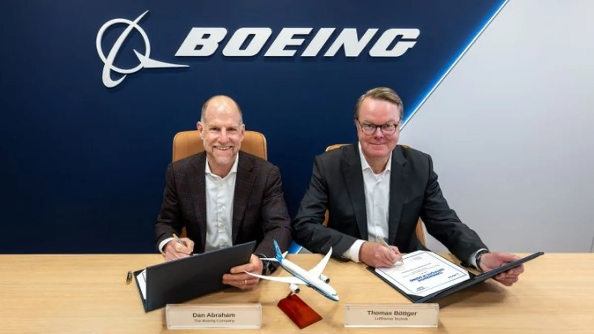 Boeing ve Lufthansa Technik'ten 3 Yıllık Yedek Parça Anlaşması Yenilemesi