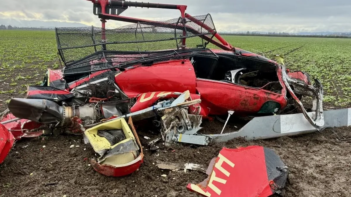 Oregon'da Helikopter Çarpışması: Üç Kişi Hayatını Kaybetti