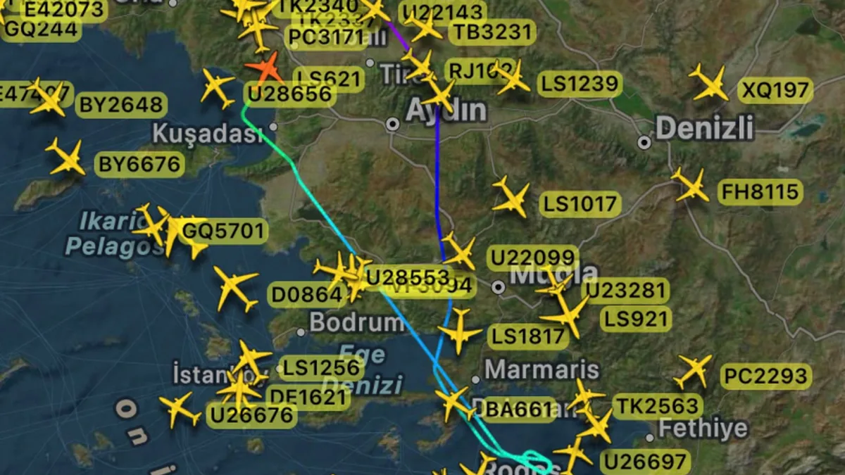 Dalaman'da Şiddetli Yağış Hava Trafiğini Aksattı: Jet2 Uçağı İzmir'e Yönlendirildi